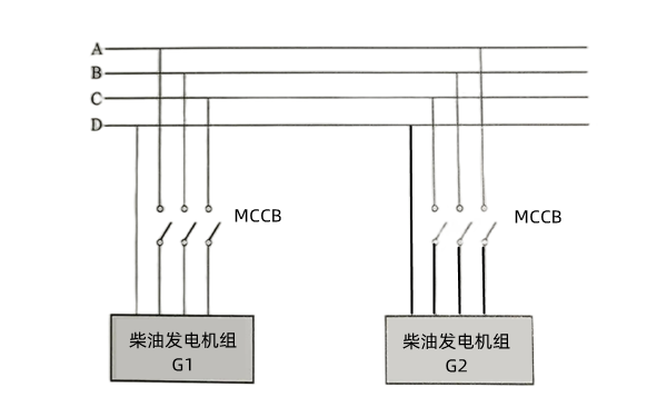 并車(chē)系統電路圖-柴油發(fā)電機組.png