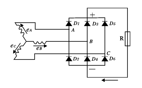 發(fā)電機三相橋式整流電路圖.png