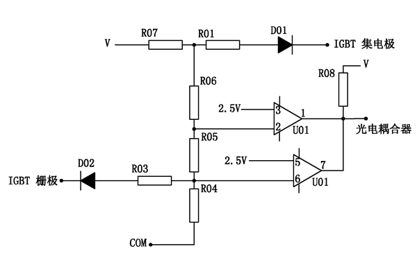 短路短延時(shí)保護電路控制圖-柴油發(fā)電機組.png