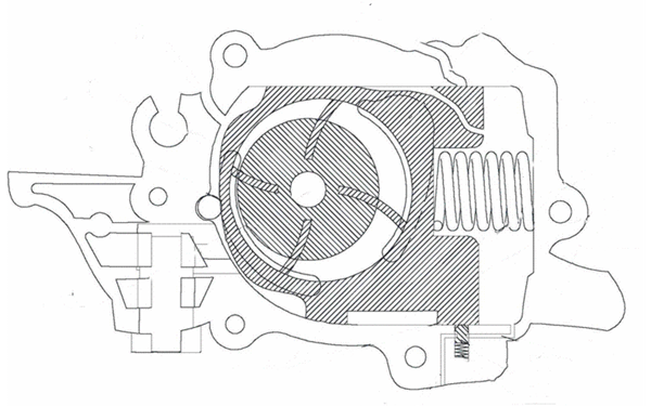 葉片式機油泵結構示意圖-柴油發(fā)電機組.png