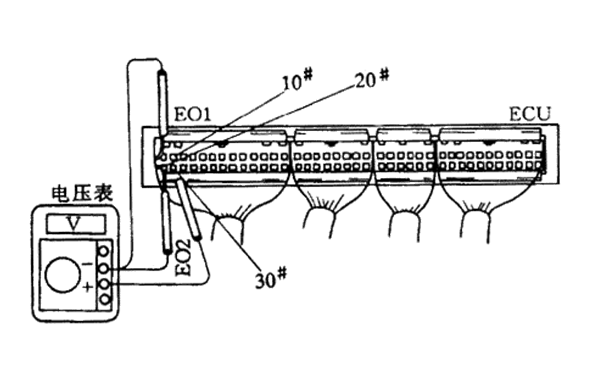 噴油器電路電壓的檢測-柴油發(fā)電機組.png