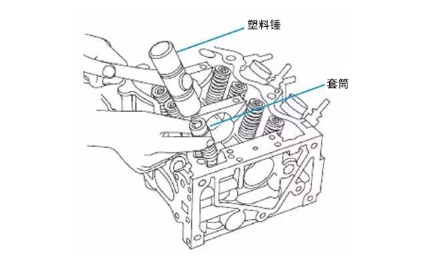 氣門(mén)彈簧拆卸圖-柴油發(fā)電機組.png