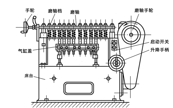 氣門(mén)研磨機結構圖-柴油發(fā)電機組維修工具.png