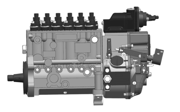 直噴油泵結構總成前視圖-柴油發(fā)電機組.png