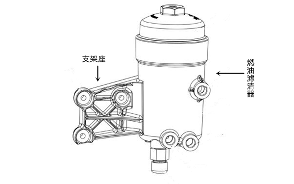 燃油濾清器總成示意圖-柴油發(fā)電機組.png