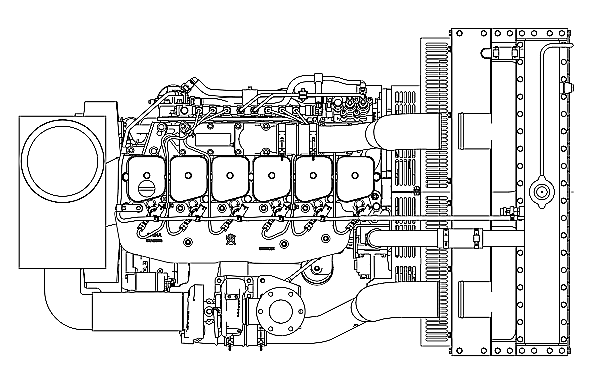 QSB5.9-G30東風(fēng)康明斯發(fā)動(dòng)機外形尺寸平面圖.png