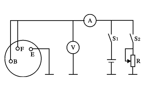 交流發(fā)電機故障試驗電路圖.png