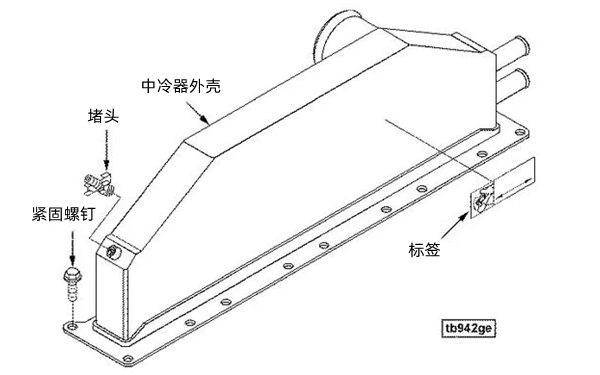 中冷器總成示意圖-康明斯柴油發(fā)電機組.png