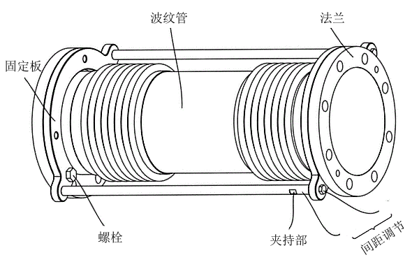 柴油發(fā)電機波紋管安裝圖.png