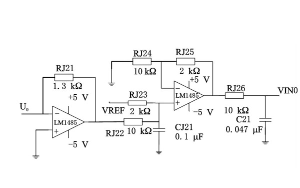 發(fā)電機組準同期裝置數據采集電路圖.png