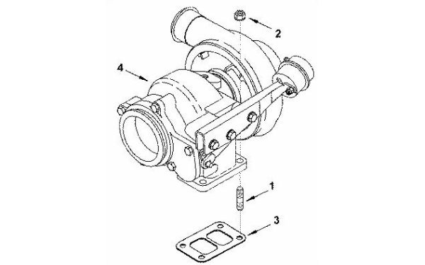 增壓器-6BT5.9G2康明斯柴油發(fā)電機組零件圖.png