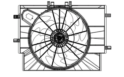 水箱冷卻風(fēng)扇示意圖-康明斯柴油發(fā)電機組.png