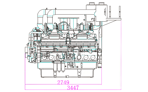 QSK60-G4康明斯發(fā)動(dòng)機外形側面尺寸圖.png