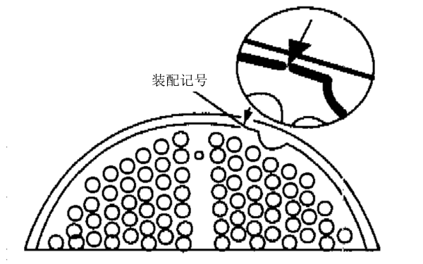 柴油機機油冷卻器芯指示記號.png