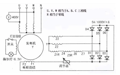 Y型接線(xiàn)圖-柴油發(fā)電機組.png