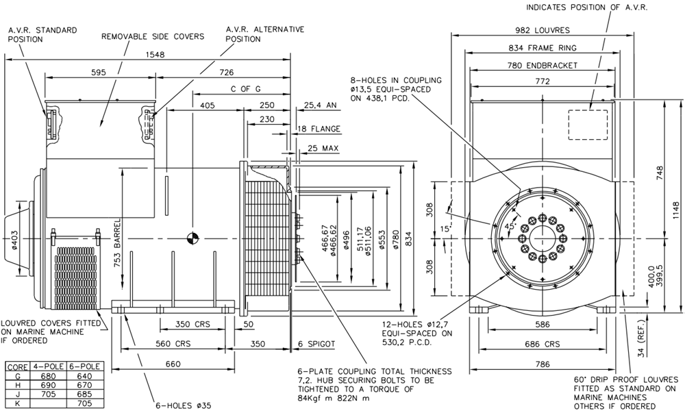 HCI634J斯坦福發(fā)電機外形圖紙.png