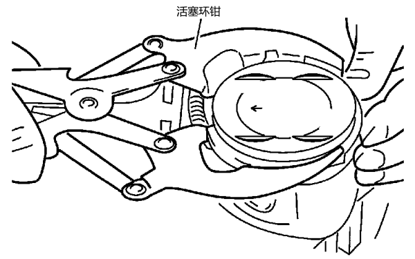 使用活塞環(huán)鉗拆下活塞環(huán).png