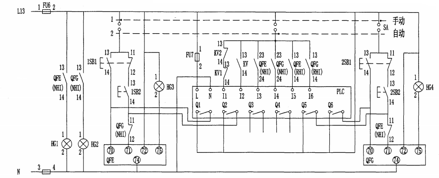 200-630A塑殼開(kāi)關(guān)轉換柜電路圖-柴油發(fā)電機組.png