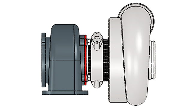 渦輪增壓器正視圖-柴油發(fā)電機組.png