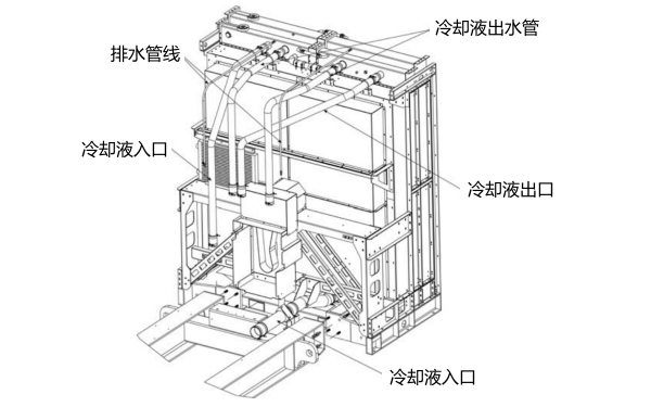 柴油機水箱散熱器冷卻液出水管.png