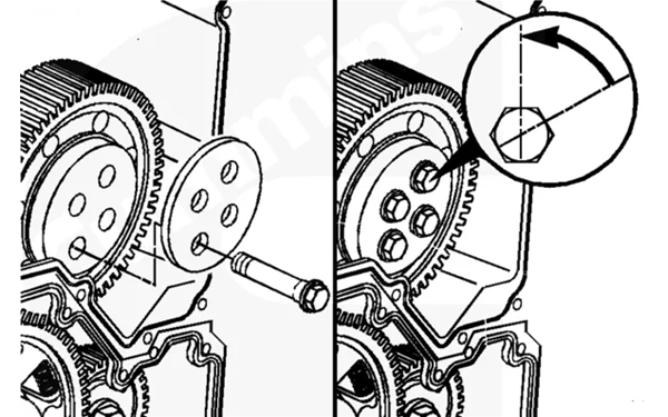 可調整惰齒輪擋板和螺釘-柴油發(fā)電機組.png