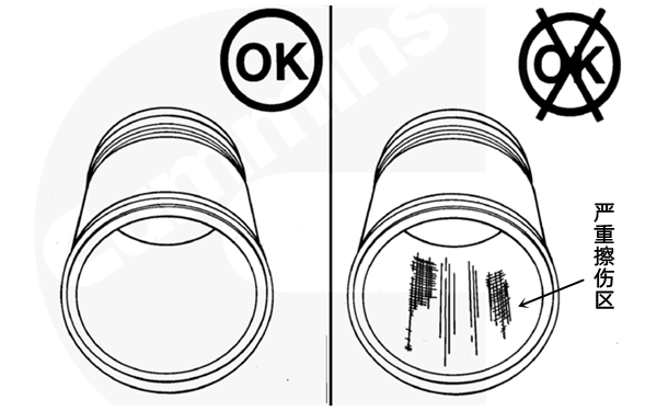 劃痕深度和擦傷檢查-康明斯柴油發(fā)電機組.png