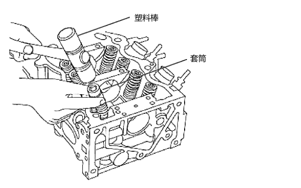 柴油機氣門(mén)彈簧拆卸步驟.png