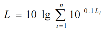 發(fā)電機房預測點(diǎn)總聲壓計算公式.png