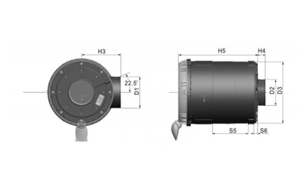 弗列加空氣濾清器外形圖-康明斯柴油發(fā)動(dòng)機.png