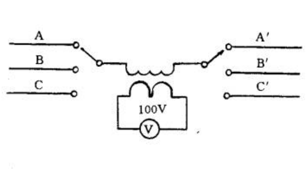 發(fā)電機單相相位核對試驗接線(xiàn).png