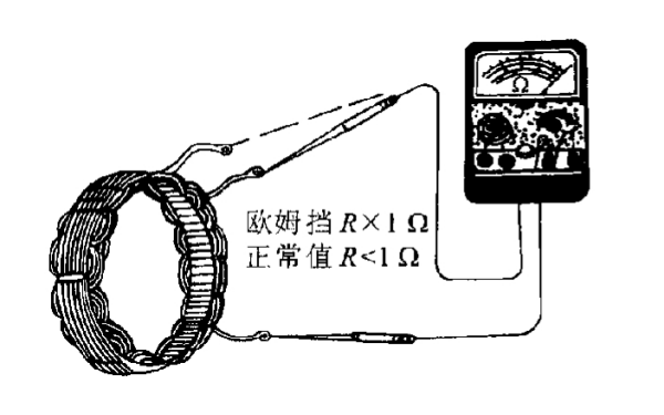 交流發(fā)電機定子繞組電阻檢查.png