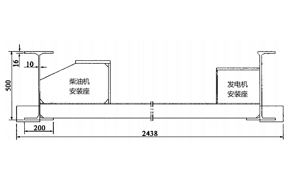 集裝箱柴油發(fā)電機組減震安裝結構圖.png