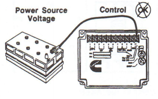 電子調速器電源錯誤接法-康明斯柴油發(fā)電機組速度控制.png