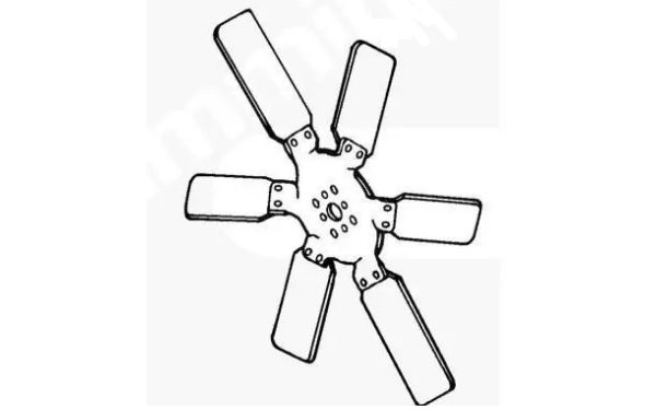 散熱器風(fēng)扇葉示意圖-康明斯柴油發(fā)電機組.png