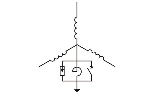 發(fā)電機中性點(diǎn)消弧線(xiàn)圈接地系統圖.jpg