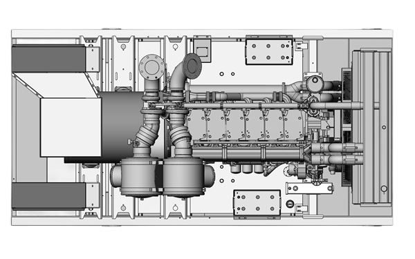 開(kāi)架式柴油發(fā)電機組俯視圖.png