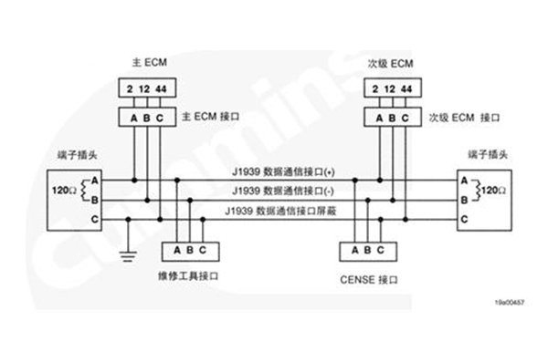 ECM主干線(xiàn)束電路圖-康明斯柴油發(fā)電機組.png