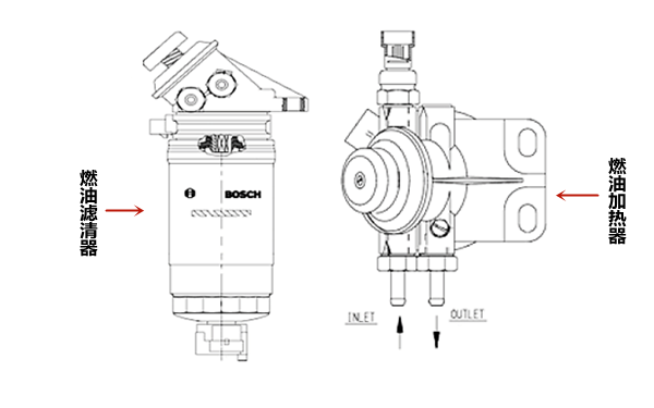 燃油濾清器總成安裝圖-柴油發(fā)電機組.png