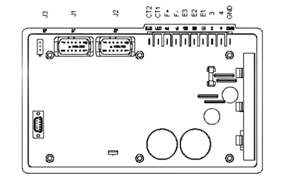 發(fā)電機電壓板DVR2000E后面板接線(xiàn)端子.png