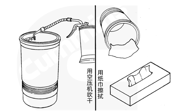 柴油發(fā)電機缸套拆卸步驟-吹干和擦拭方法.png