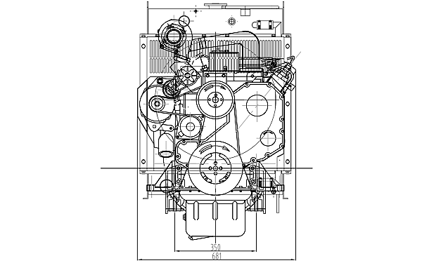 4BTA3.9-G2東風(fēng)康明斯發(fā)動(dòng)機外形尺寸后視圖.png